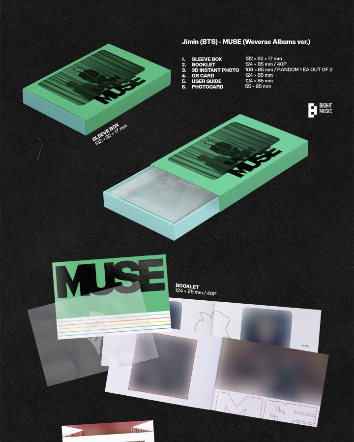 開催中セール一覧 Albums Weverse MUSE (BTS) Jimin Version K-Towns – K-POP・アジア
