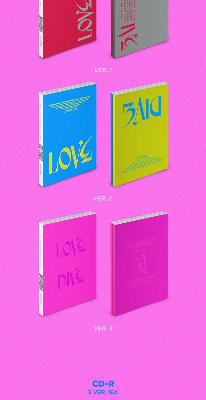 IVE LOVE DIVE 全6種セット デビューアルバム 新品未開封 CD IVE - 2nd Single Album [Love Dive] (3 Versions). – K-Towns
