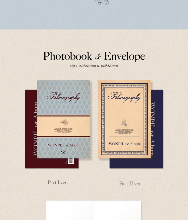 Wonpil (Day6) - 1st Album Pilmography (2 Versions) Random