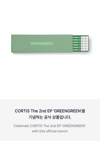 (PRE-ORDER 2026-05-26) CORTIS - The 2nd EP [GREENGREEN] Official Merch [Message Pencil Set]