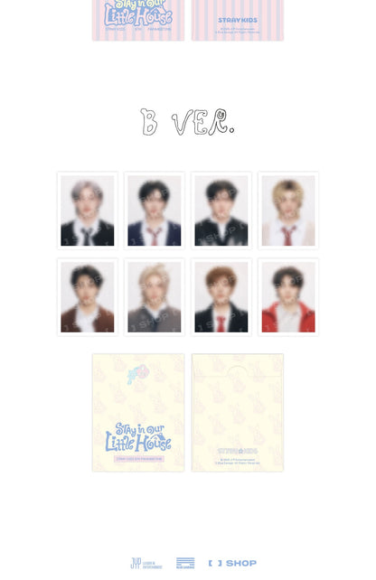 (PRE-ORDER 2026-07-30) Stray Kids - 6th Fanmeeting [STAY in Our Little House] ID Photo Set (2 Versions)(POB Included Based on Order Amount).