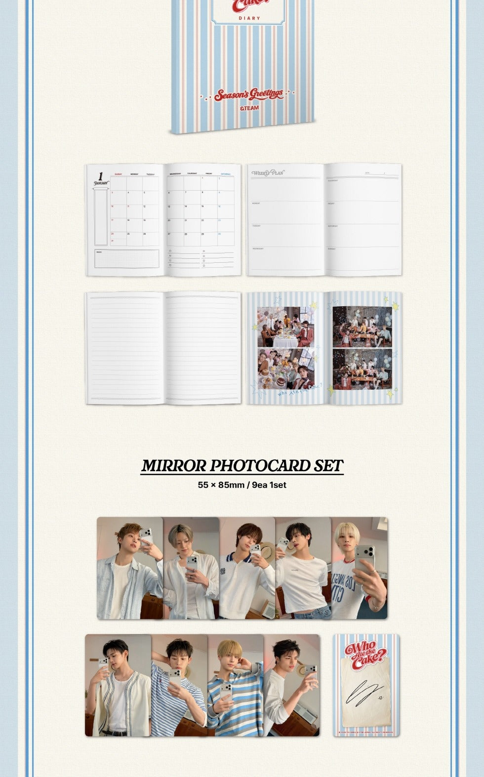 (PRE-ORDER 2026-12-16) &TEAM - 2027 SEASON'S GREETINGS [WHO ATE THE CAKE?](🎁POB Included - Pre-order only)