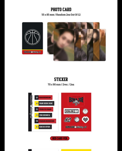 82Major 1st Mini Album Beat by 82  POCAALBUM (2 Versions).