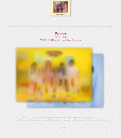 DreamNote 5th Single Album Secondary Page (2 Versions).