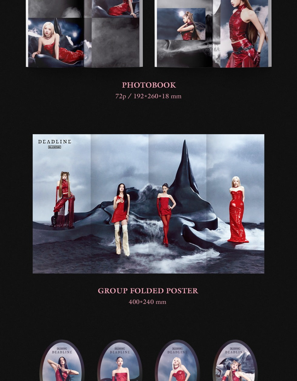 BLACKPINK - 3rd Mini Album [DEADLINE] Standard Version (2 Versions)(POB Option Available).