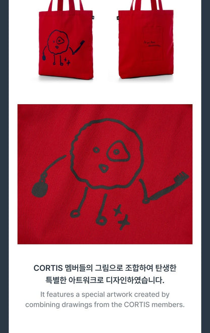 (PRE-ORDER 2026-09-20) CORTIS - [`26 TOUR PUT YOUR PHONE DOWN] Fabric Bag