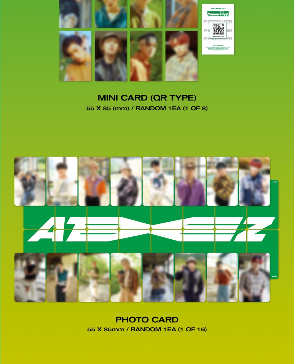 ATEEZ - ZERO : FEVER Part. 1, Platform Version (3 Versions).