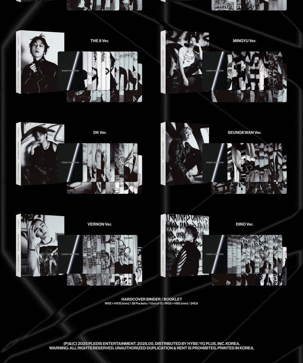 SEVENTEEN - 5th Album [HAPPY BURSTDAY] DAREDEVIL Version (12 Versions) Random 1ea.