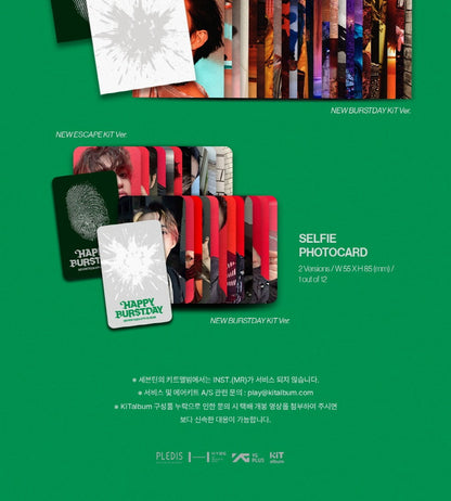 SEVENTEEN - 5th Album [HAPPY BURSTDAY] KiT Version (2 Versions).