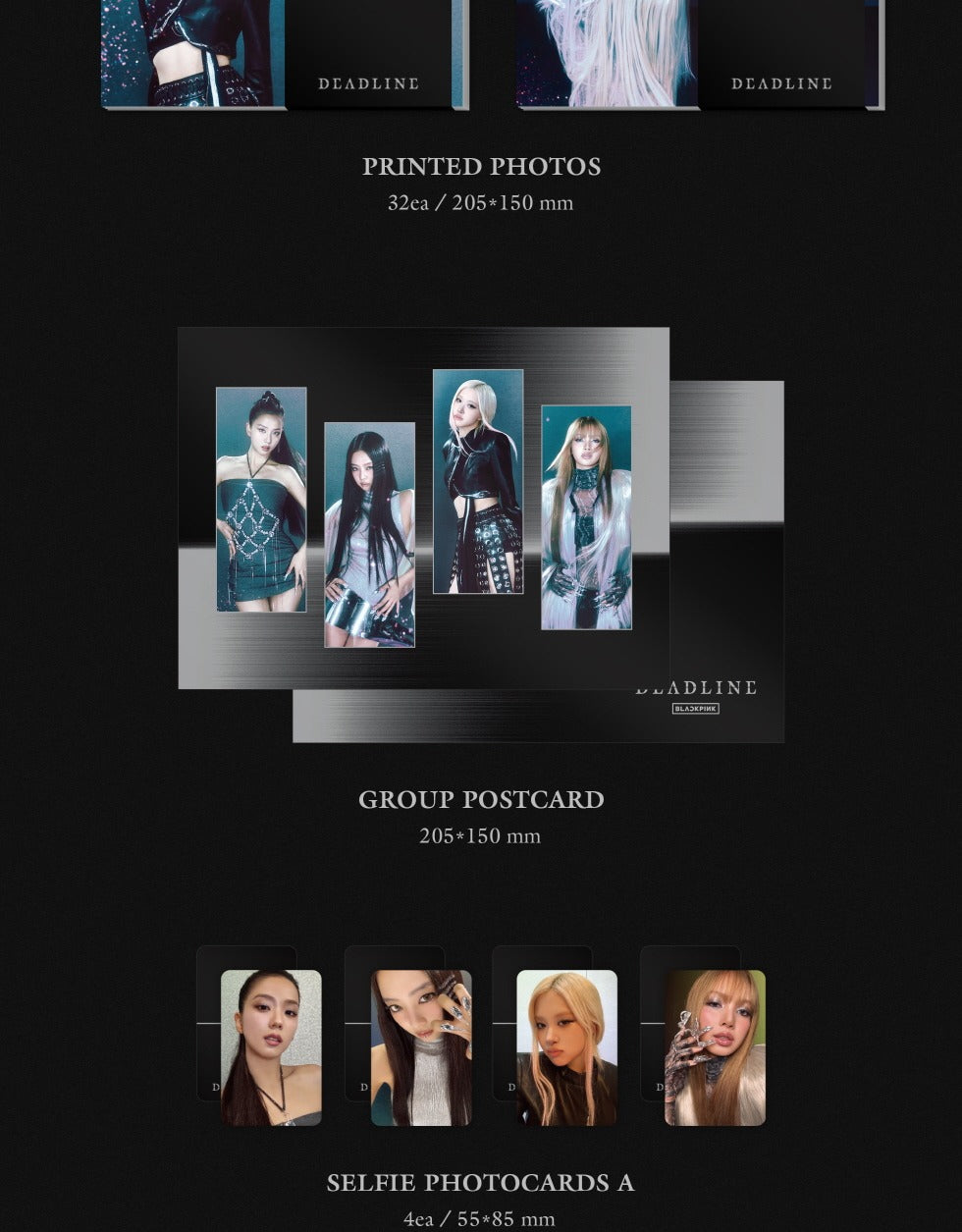 BLACKPINK【 DEADLINE 】3形態セット BLACKPINK 3rd MINI ALBUM [DEADLINE]限定特典付きで2026年2月28日発売