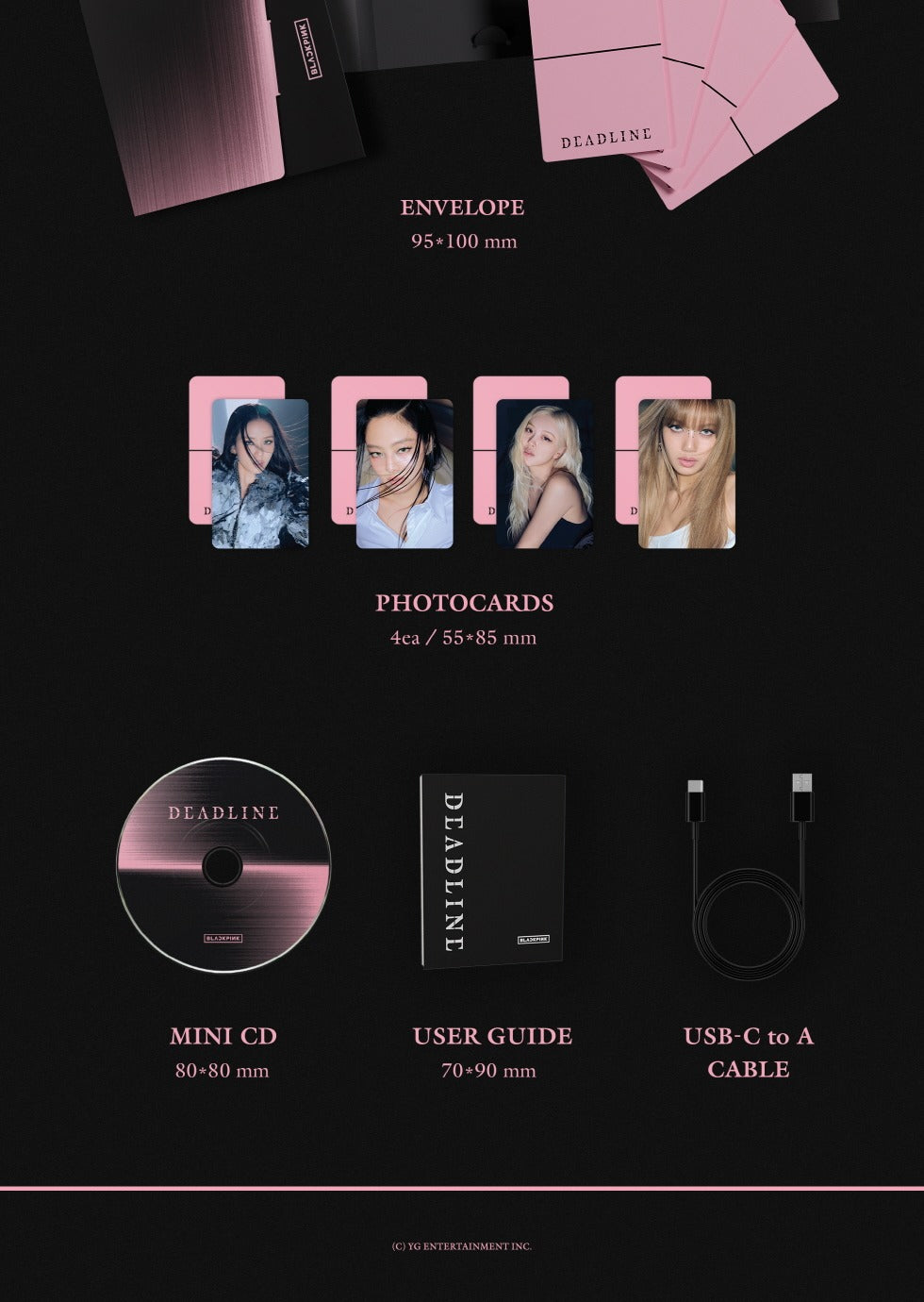 BLACKPINK - 3rd Mini Album [DEADLINE] MOOD LIGHT Version (SPECIAL