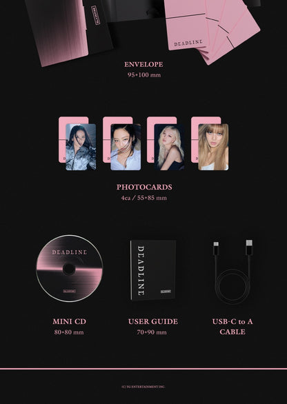 BLACKPINK - 3rd Mini Album [DEADLINE] MOOD LIGHT Version (SPECIAL DEAL)