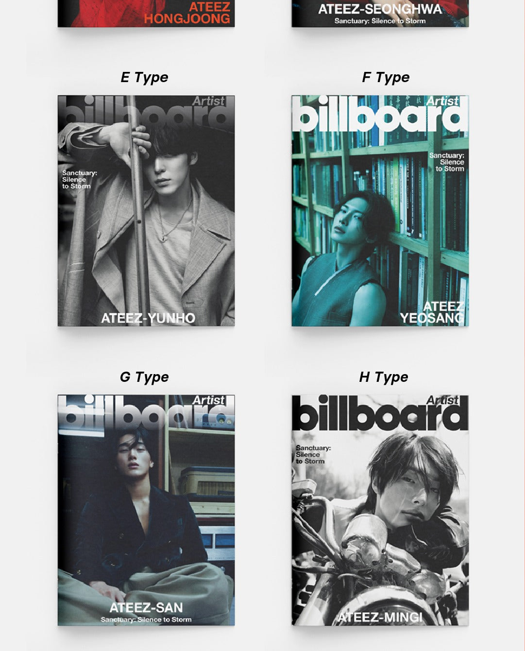 ATEEZ - Billboard Artist ATEEZ Edition (10 Versions)(POB - Photocard 1ea included)