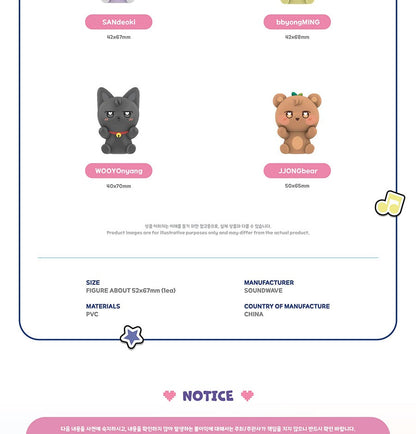 (PRE-ORDER 2026-08-31) ATEEZ x ANITEEZ - POP-UP STORE MD [ANITEEZ IN COLOR] ANITEEZ IN LOVE FIGURE (8 Versions)(POB Included Based on Order Amount)