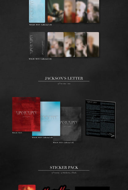 Jackson Wang (GOT7) - [MAGIC MAN] (3 Versions).