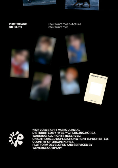 CORTIS - The 1st EP [COLOR OUTSIDE THE LINES] Weverse Albums Version (2 Versions).