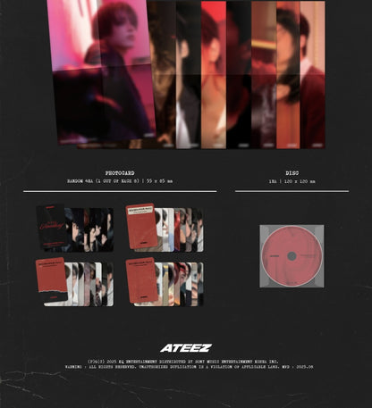 (PRE-ORDER 2025-09-04) ATEEZ - 12th Mini Album [Golden Hour : Part. 3 In Your Fantasy Edition] Fantasy Version (Limited Edition)(POB - Makestar Photocard 1ea - Lips Version Included - Pre-order only)