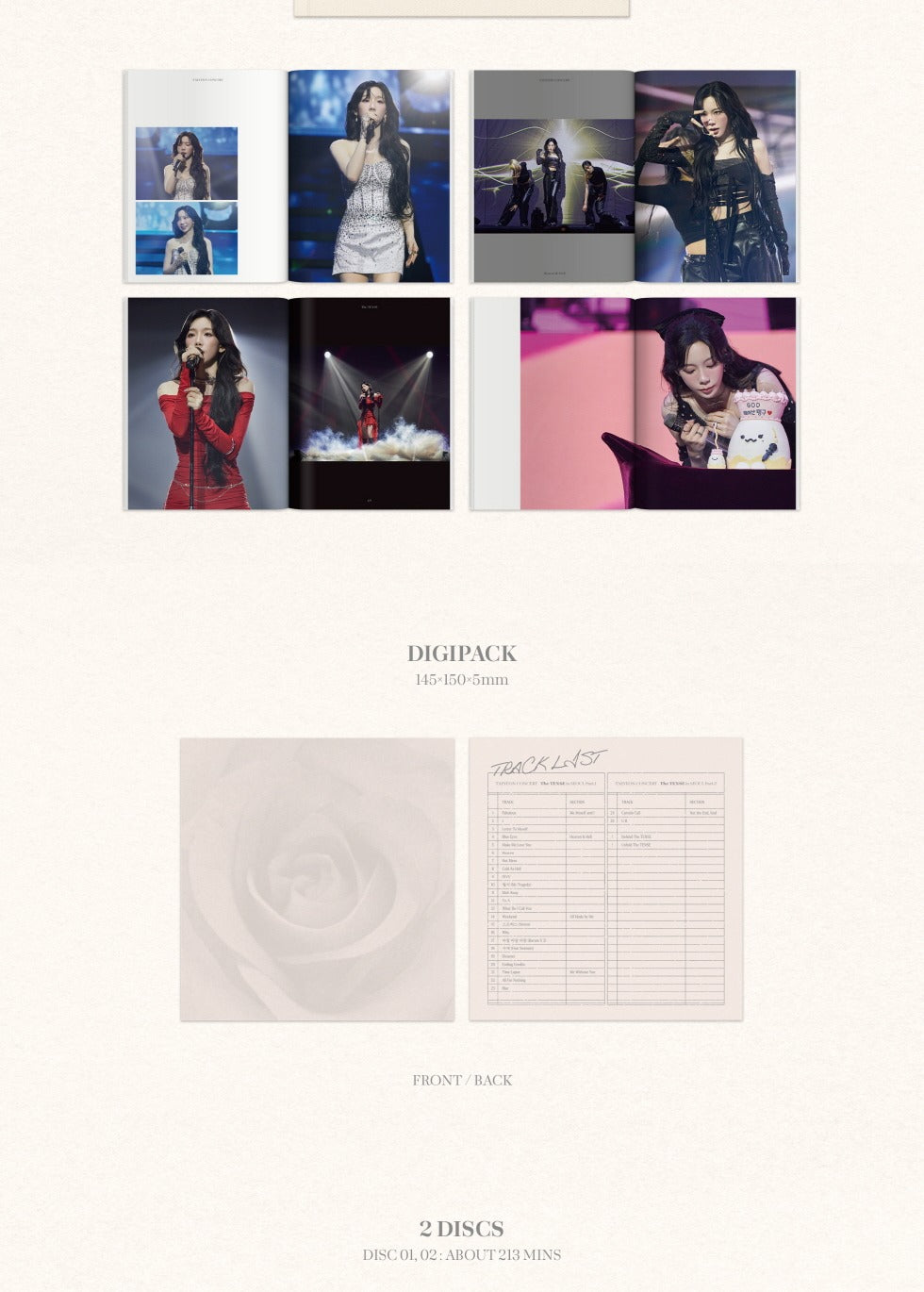 (PRE-ORDER 2025-10-31) Taeyeon - [CONCERT The TENSE Memory Box] Blu-ray Version.