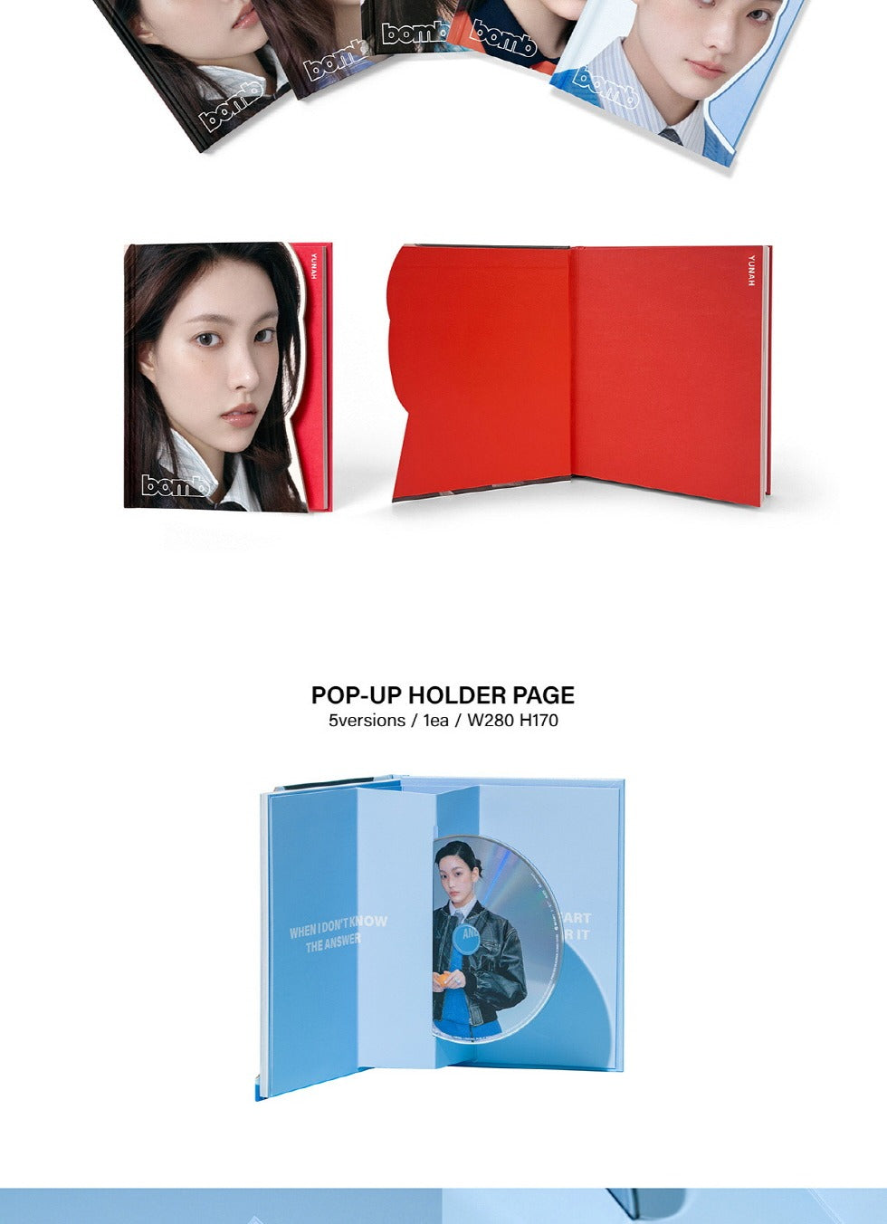 ILLIT - 3rd Mini Album [bomb] GLLIT Version (5 Versions) Random