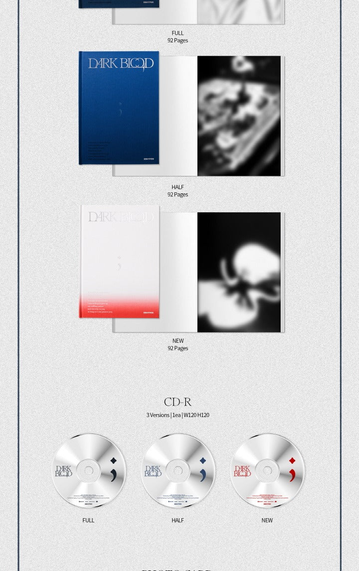 ENHYPEN - 4TH MINI ALBUM [DARK BLOOD] (3 Versions).