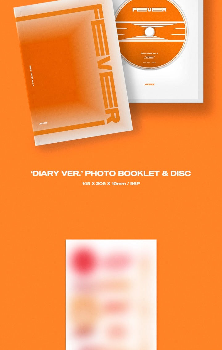 ATEEZ - [ZERO : FEVER PART 3] (3 Versions).