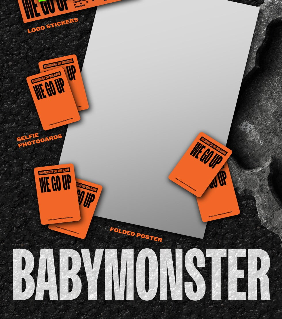 (PRE-ORDER 2025-10-10) BABYMONSTER - 2nd Mini Album [WE GO UP] (3 Versions) Set
