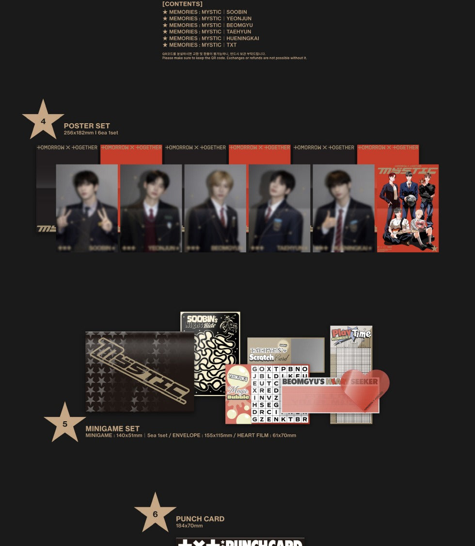 K-POP・アジア TXT tomorrow x together memories TOMORROW X TOGETHER (TXT) - [MEMORIES : MYSTIC] – K-Towns