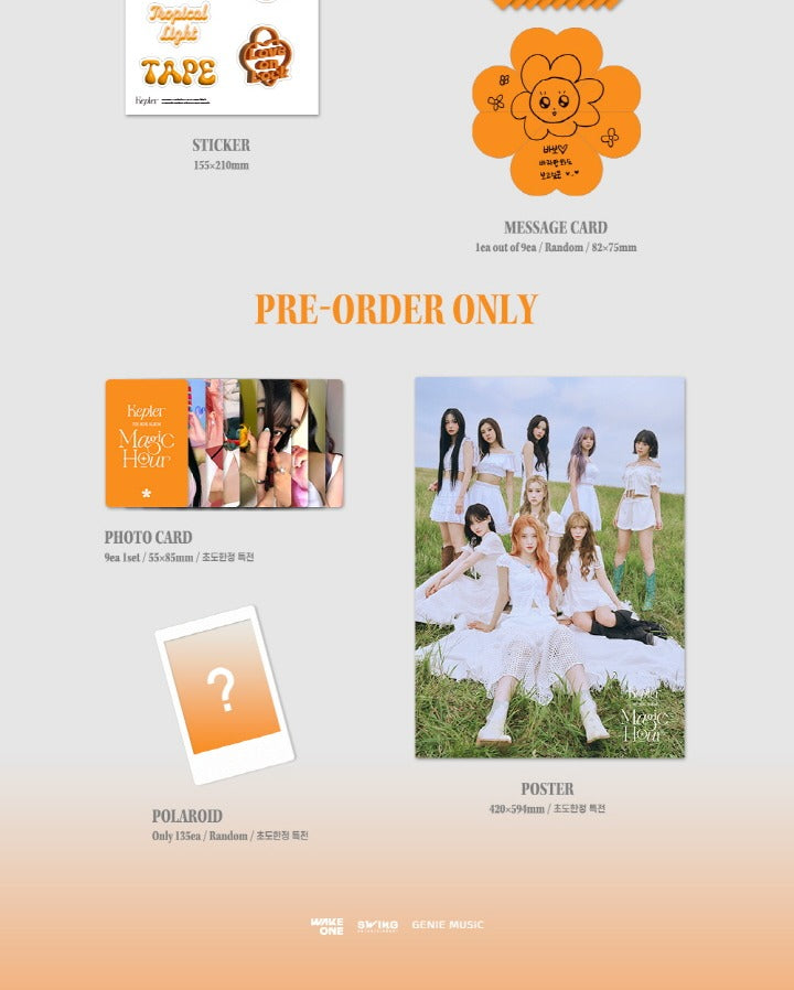 KEP1ER - 5th Mini Album Magic Hour (3 VERSIONS)