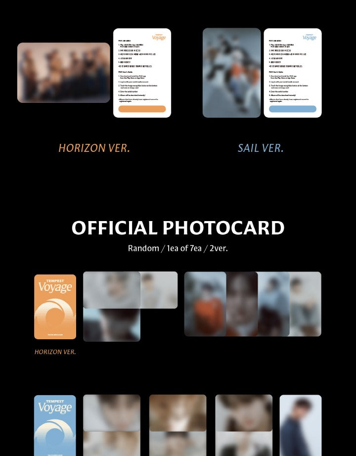 Tempest 5th Mini Album Tempest Voyage PLVE Version (2 Versions) Random