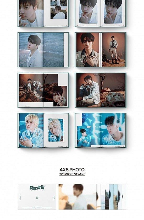 (PRE-ORDER 2026-10-12) ATEEZ - [ATEEZ 8th Anniversity Exhibition: Blue Drift] Photobook Blue Drift