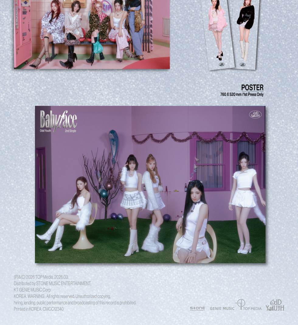 ODD YOUTH - 2nd Single Album [Babyface] (2 Versions) Random 1ea