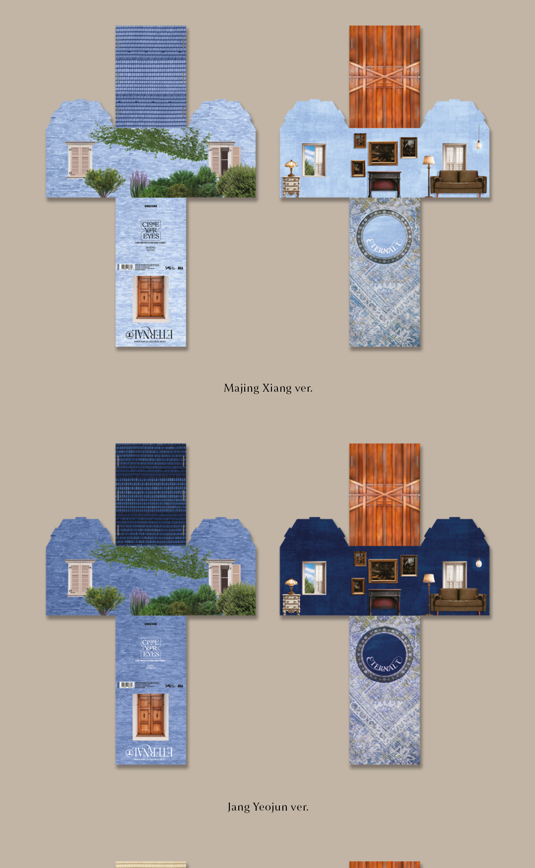 CLOSE YOUR EYES - 1st Mini Album [ETERNALT] Jewel Version (8 Versions).