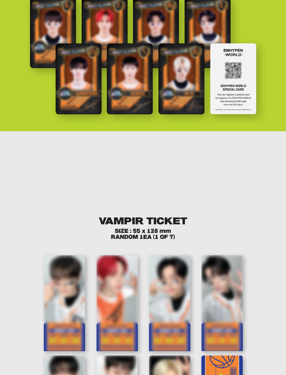 ENHYPEN - World Coupon Card Collection [Club Sports] (2 Versions)