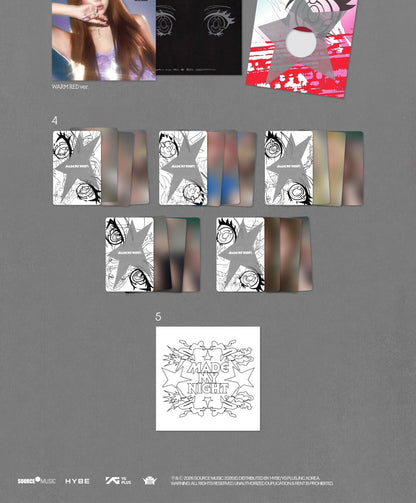 (PRE-ORDER 2026-10-23) LE SSERAFIM - 2nd Single Album [Made My Night] LP Vinyl Version (5 Versions)