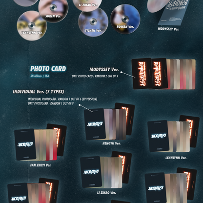 MODYSSEY 모디세이 - 1st Single Album [1.Got Hooked: An Addictive Symphony] (8 Versions)