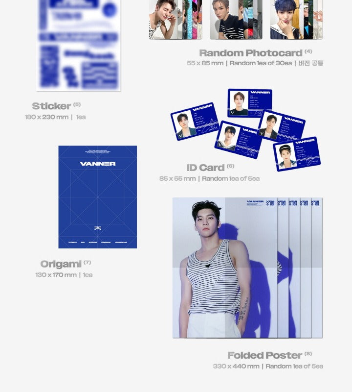VANNER - 1st Mini Album VENI VIDI VICI (2 Versions) Random 1ea