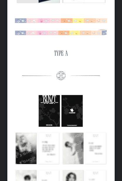(PRE-ORDER 2026-11-16) Stray Kids - [Stray Kids World Tour <RUN IT SEOUL> Merch] POSTCARD BOOK & ROLL STICKER SET - RUN IT (POB Included Based on Order Amount)