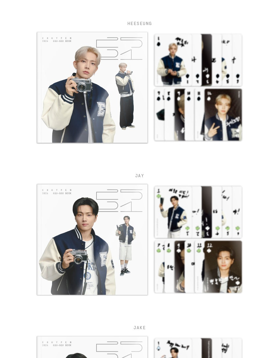 (PRE-ORDER 2025-12-08) ENHYPEN - [2026 GGU GGU BOOK] 7 Versions