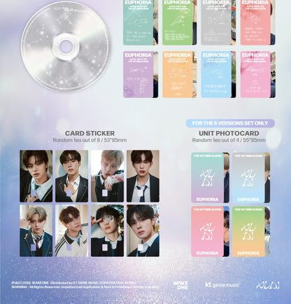 (PRE-ORDER 2026-01-13) ALPHA DRIVE ONE - 1st Mini Album [EUPHORIA] Jewel Case Version (8 Versions) Random 1ea