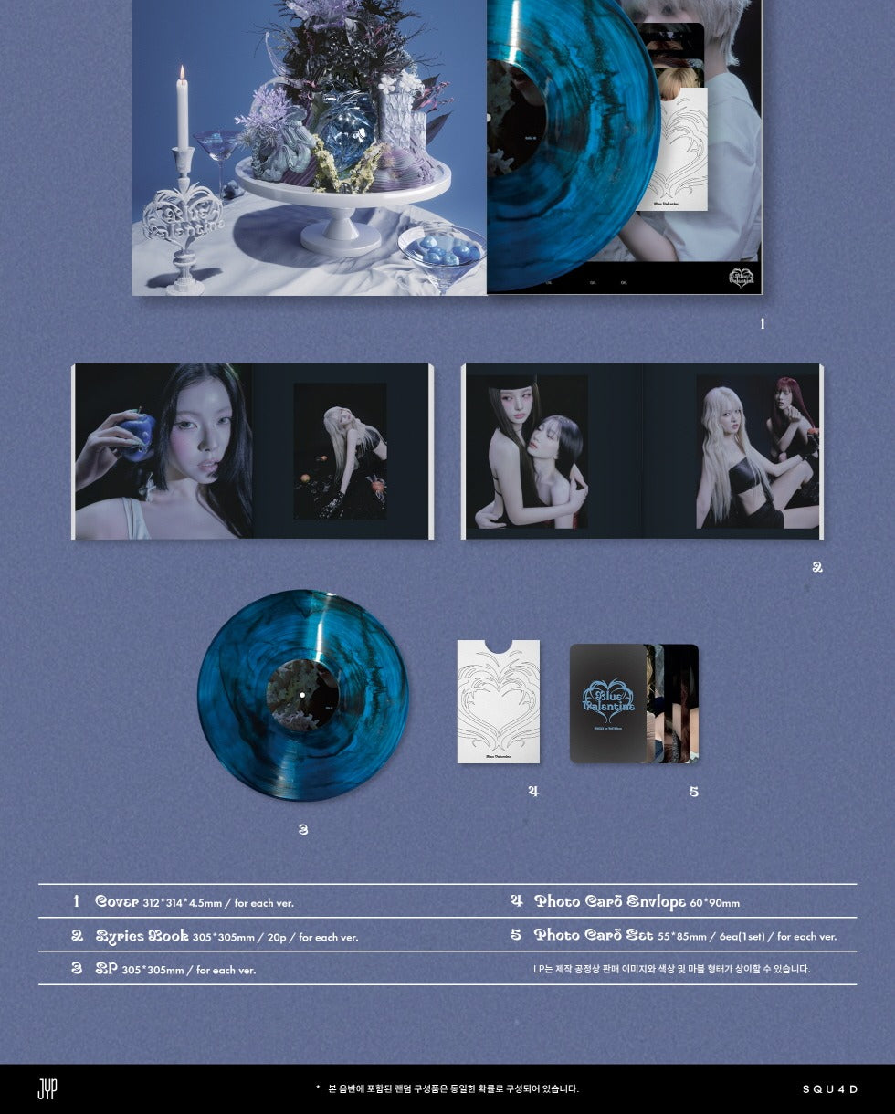 NMIXX - 1st Full Album [Blue Valentine] LP Vinyl Version (2