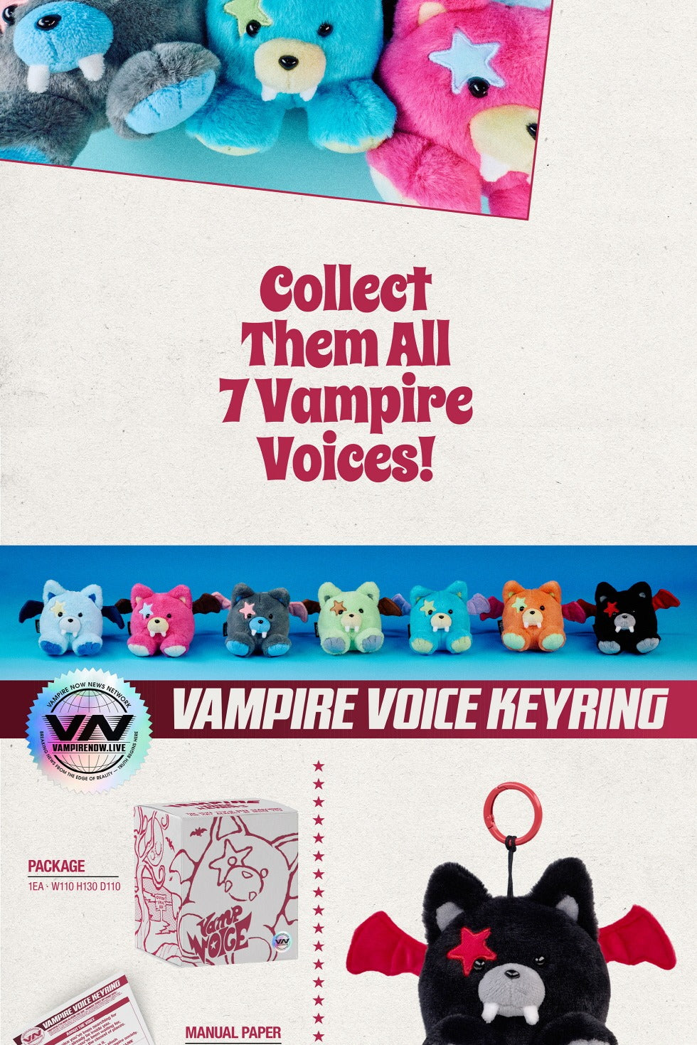 (PRE-ORDER 2026-01-26) ENHYPEN - 7th Mini Album [THE SIN : VANISH] Voice Keyring Version (7 Versions) Random 1ea