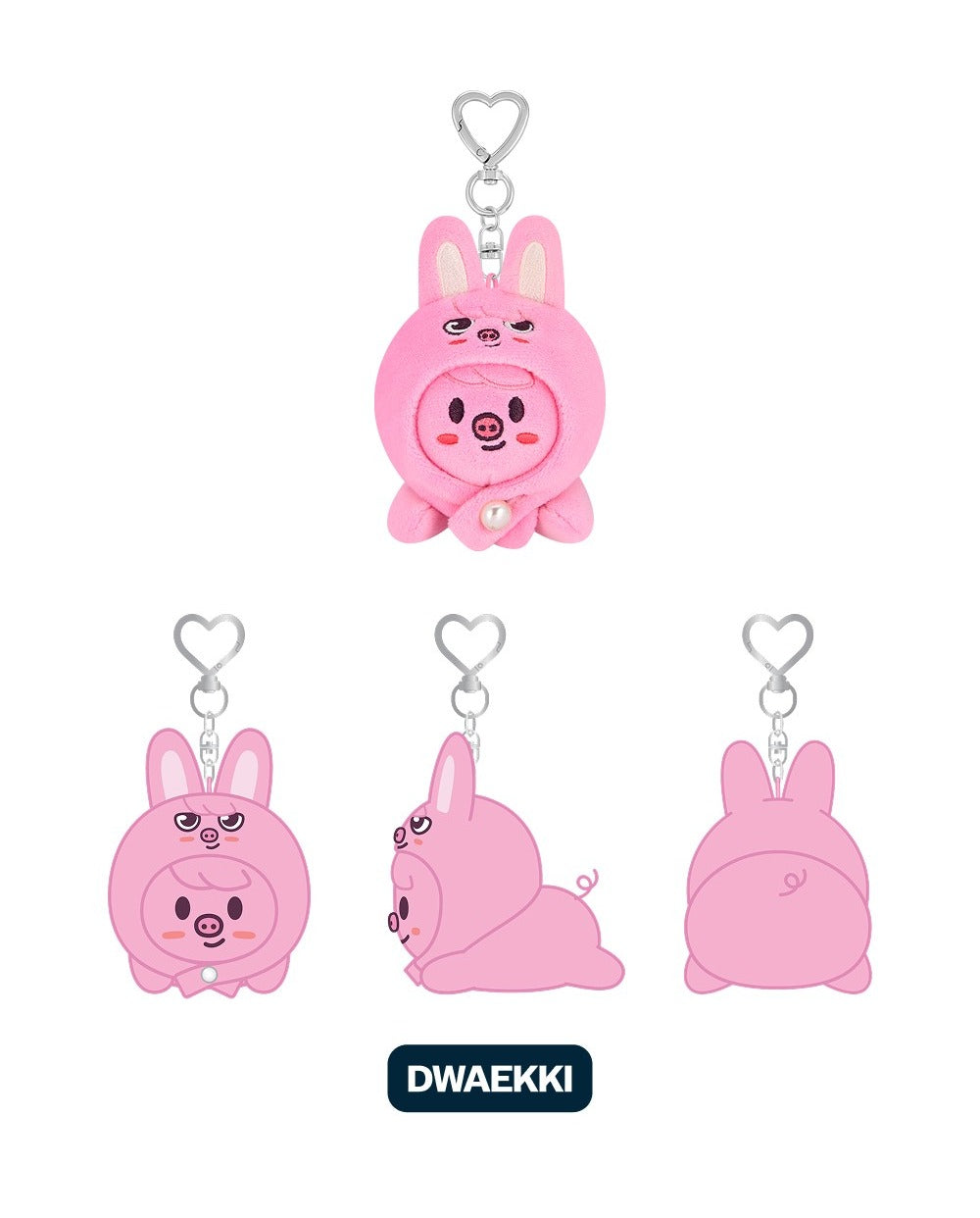 (PRE-ORDER 2026-02-06) Stray Kids <dominATE : celebrATE> MD Merch (SKZOO KEYRING LYING Version)(8 Versions)