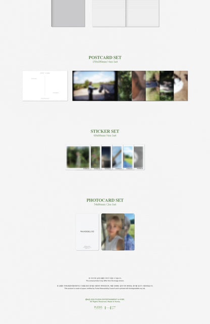 (PRE-ORDER 2025-09-05) JEONGHAN (Seventeen) - [WANDERLUST PHOTOBOOK] (Musicplant POB 1ea Included - (8 x 15cm Selfie).