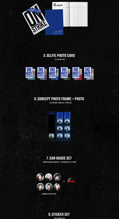 (PRE-ORDER 2025-01-14) P1Harmony - 2026 Season's Greetings [SUPER HERO'S OFF THE RECORDS](POB - Photocard 1ea)(💝 K-Towns 2026 Season's Greetings Event!)