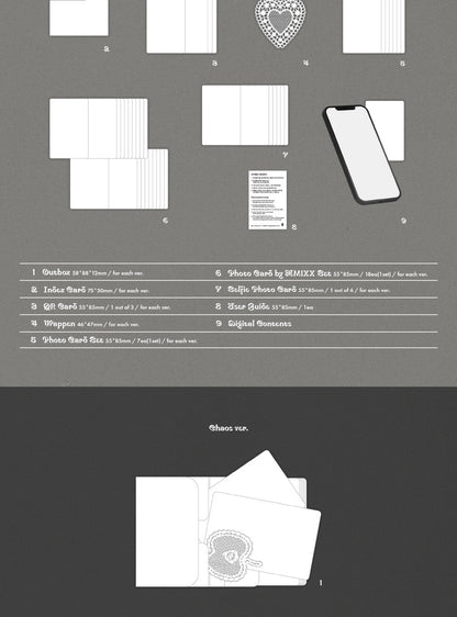 (PRE-ORDER 2025-10-13) NMIXX - 1st Full Album [Blue Valentine] Platform Album POCAALBUM Version (3 Versions) Random 1ea