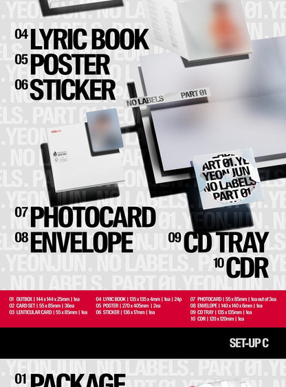 YEONJUN (TXT) - [NO LABELS: PART 01] (3 Versions)(RESTOCK 2026-02-21).