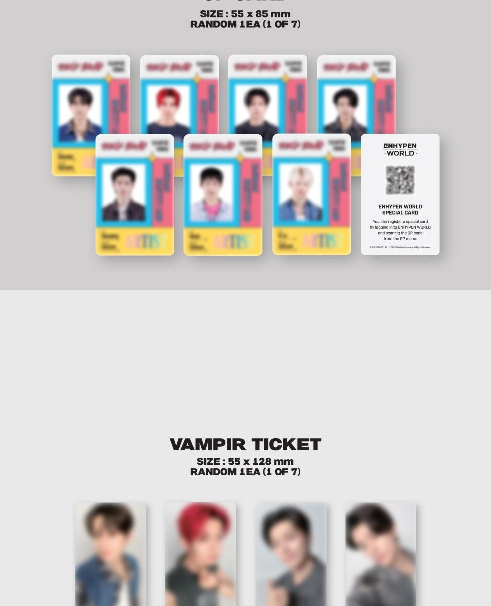 ENHYPEN - World Coupon Card Collection [Rock Band Basic Version