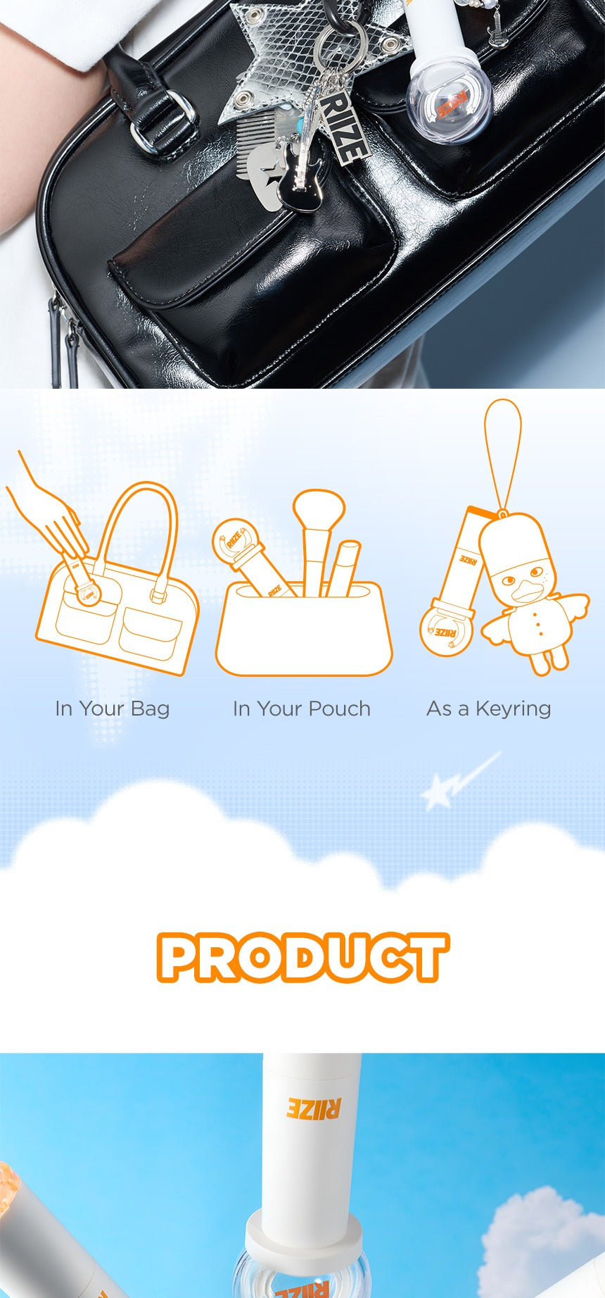 (PRE-ORDER 2026-01-10) RIIZE - FanSignal Lip Balm (Light stick theme).