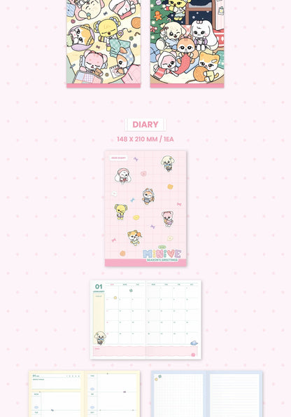 (PRE-ORDER 2025-12-26) IVE - MiNiVE 2026 Season's Greetings (💝 K-Towns 2026 Season's Greetings Event!)