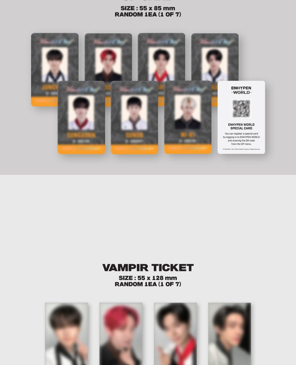 ENHYPEN - World Coupon Card Collection [Chef Basic Version].